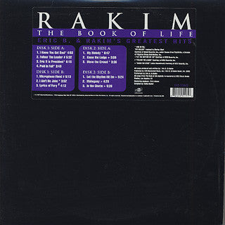 Rakim - The Book Of Life (Eric B. & Rakim's Greatest Hits)(2xLP, Co...