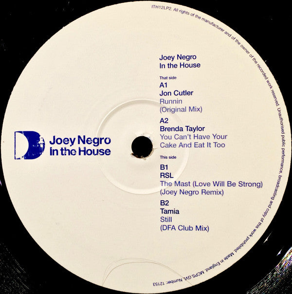 Joey Negro - In The House (Part Two) (2xLP, Comp)