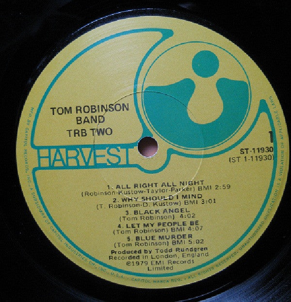 Tom Robinson Band - TRB Two (LP, Album, Los)