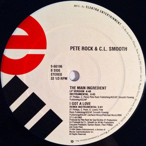 Pete Rock & C.L. Smooth - I Got A Love (12"", Single)