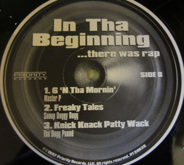 Various - In Tha Beginning...There Was Rap (2xLP, Comp)