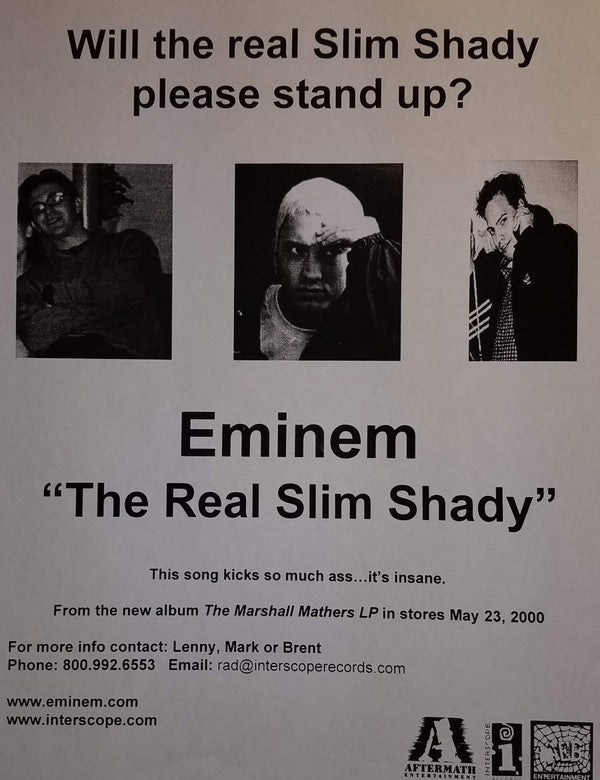 Eminem - The Real Slim Shady (12"", Single)