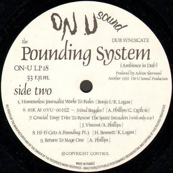 The Dub Syndicate* - The Pounding System (Ambience In Dub) (LP, Album)