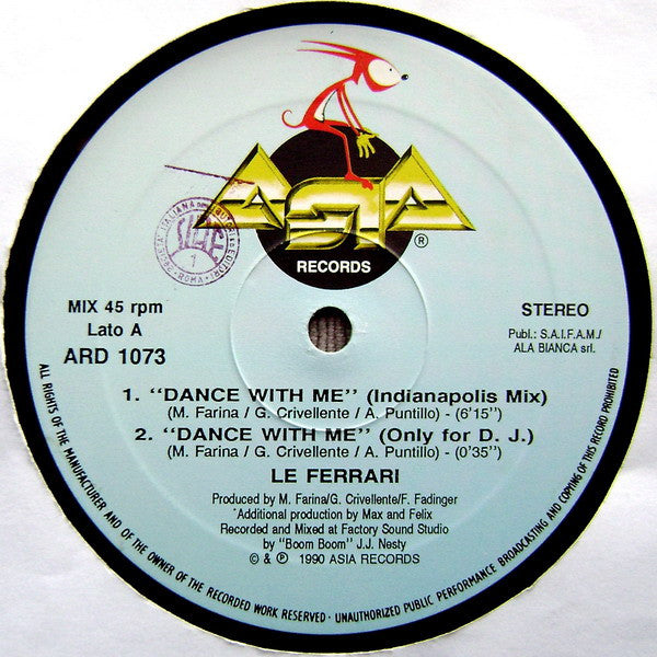 Le Ferrari - Dance With Me (12"")