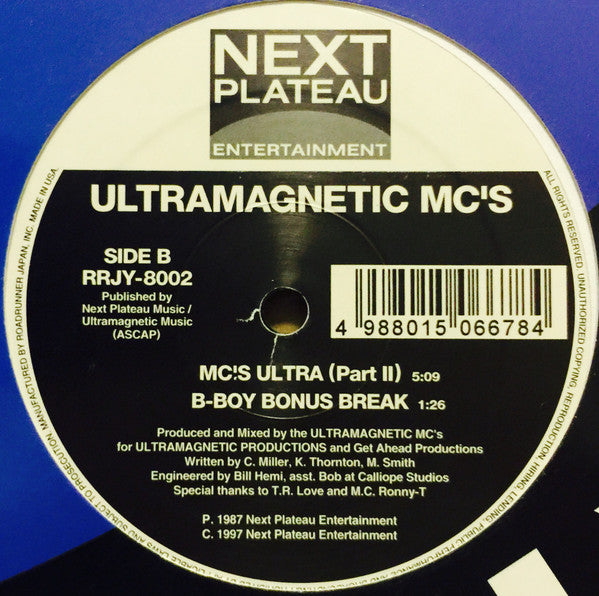 Ultramagnetic MC's - Traveling At The Speed Of Thought / MC's Ultra...
