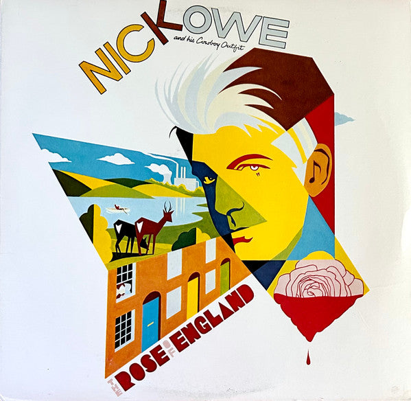 Nick Lowe And His Cowboy Outfit - The Rose Of England (LP, Album)