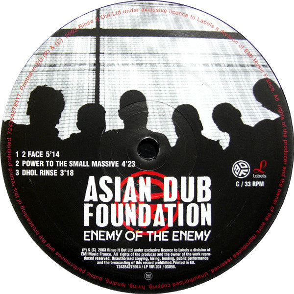 Asian Dub Foundation - Enemy Of The Enemy (2xLP, Album)