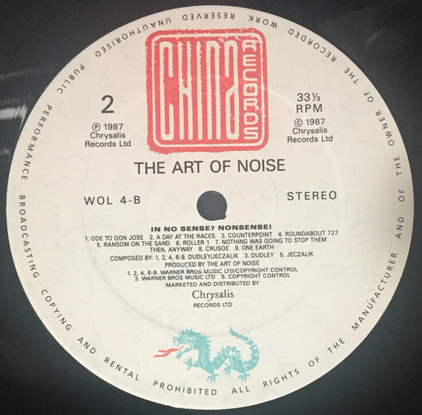 The Art Of Noise - In No Sense? Nonsense! (LP, Album)