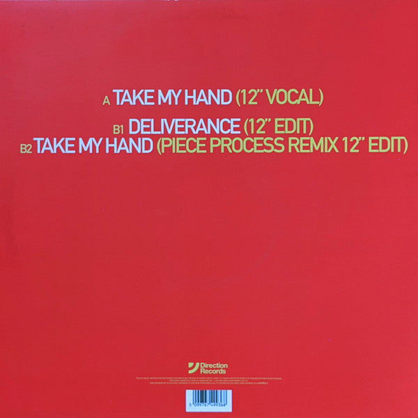 Jurgen Vries Featuring Andrea Britton - Take My Hand (12"")