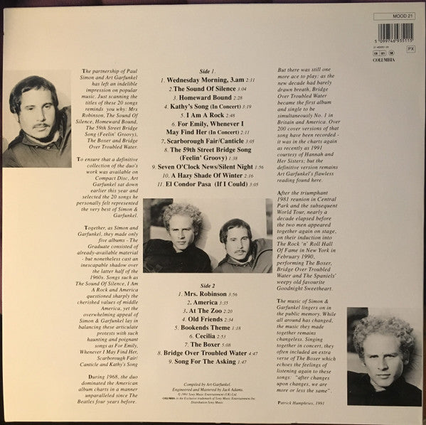 Simon & Garfunkel - The Definitive Simon And Garfunkel (LP, Comp)
