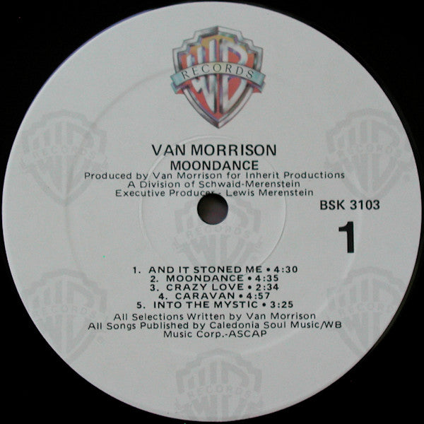 Van Morrison - Moondance (LP, Album, RE, Win)