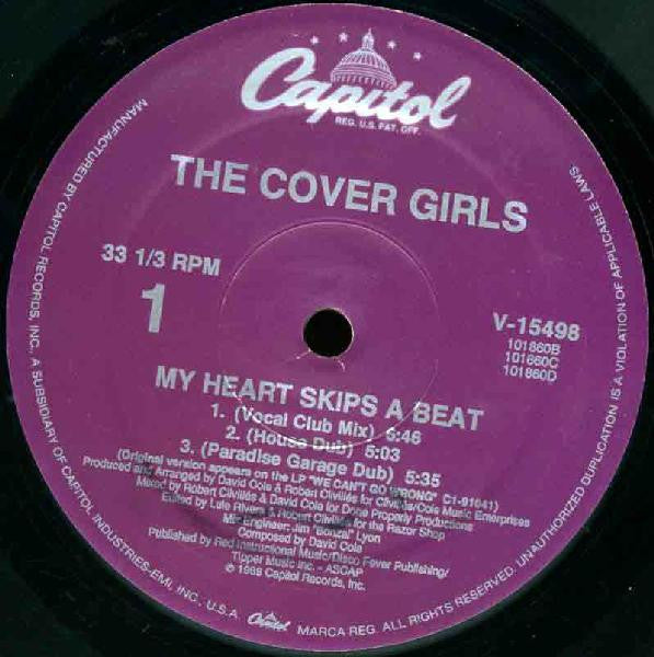 The Cover Girls - My Heart Skips A Beat (12"", Single)