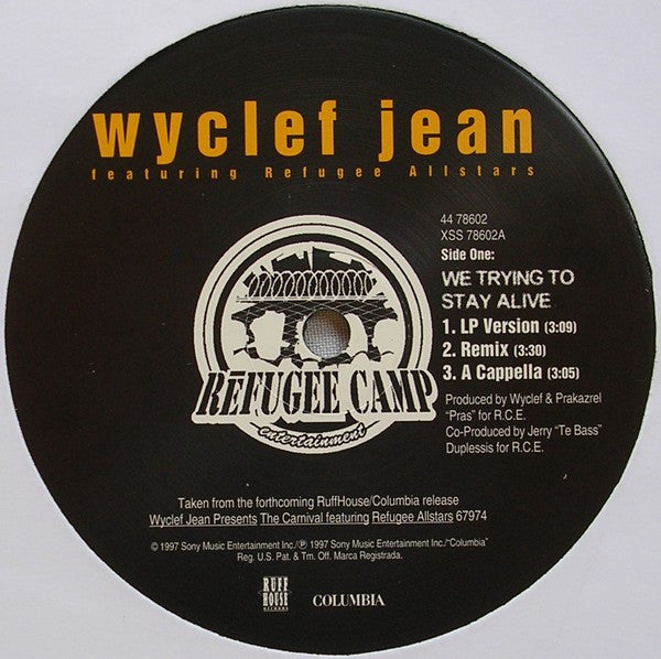 Wyclef Jean - We Trying To Stay Alive(12")