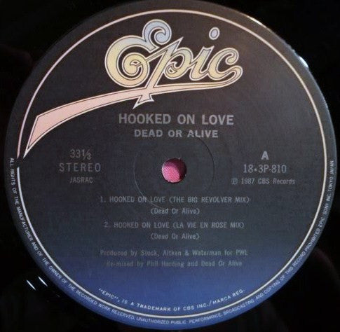 Dead Or Alive - Hooked On Love = フックト・オン・ラヴ(12", MiniAlbum)