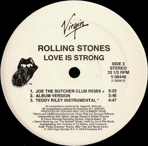 Rolling Stones* - Love Is Strong (12"", Maxi)