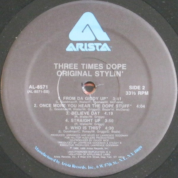 Three Times Dope - Original Stylin' (LP, Album)