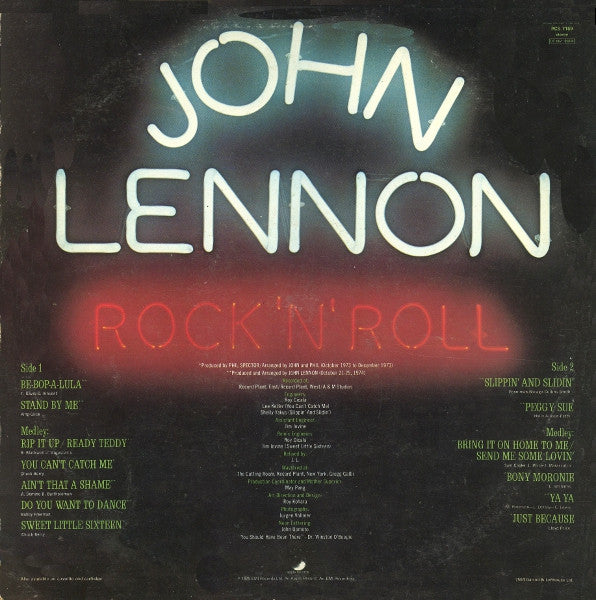 John Lennon - Rock 'N' Roll (LP, Album)