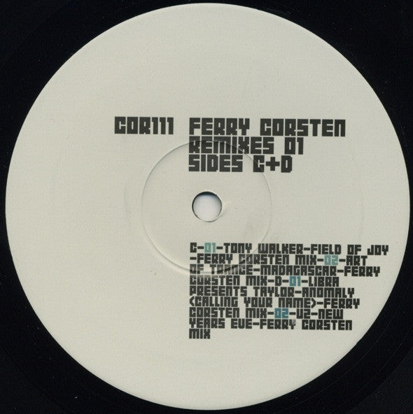 Various - Ferry Corsten Remixes 01 (2x12"", Unofficial)