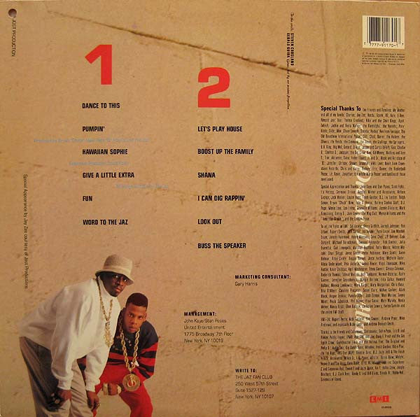 Jaz* - Word To The Jaz (LP, Album)