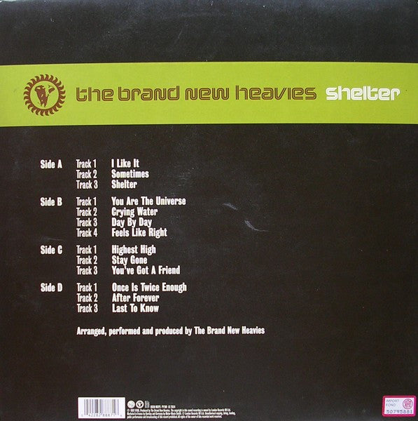 The Brand New Heavies - Shelter (2xLP, Album)