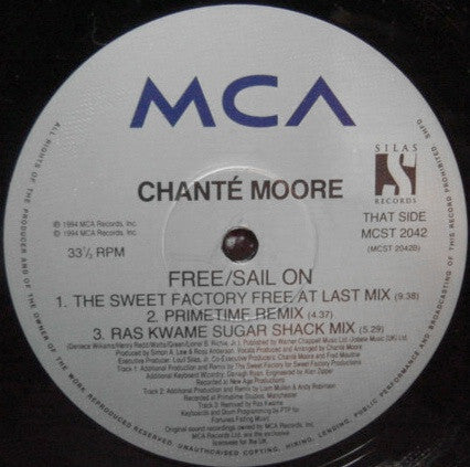 Chanté Moore - Free / Sail On (12"")