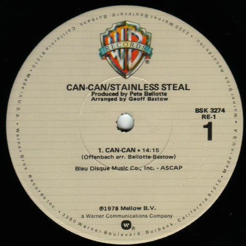 Stainless Steal - Can-Can (LP, Album, Los)