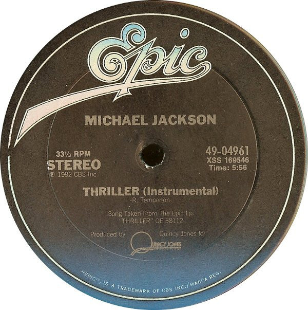 Michael Jackson - Thriller (12"", Single, Car)