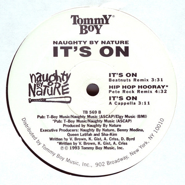 Naughty By Nature - It's On (12"")