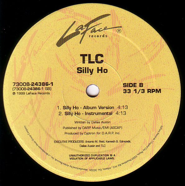 TLC - No Scrubs (12"")