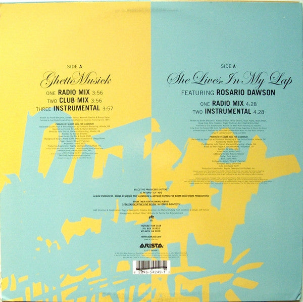 OutKast - Ghetto Musick / She Lives In My Lap (12"")