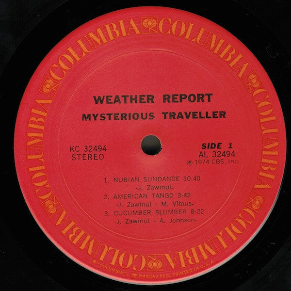 Weather Report - Mysterious Traveller (LP, Album, San)