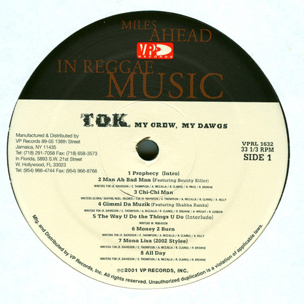 T.O.K. - My Crew, My Dawgs (LP, Album)