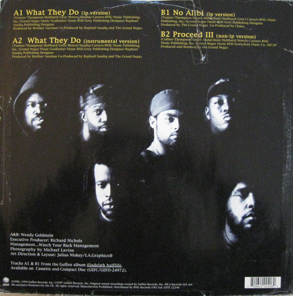 The Roots - What They Do (12"")