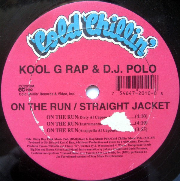 Kool G Rap & D.J. Polo - On The Run (12"")