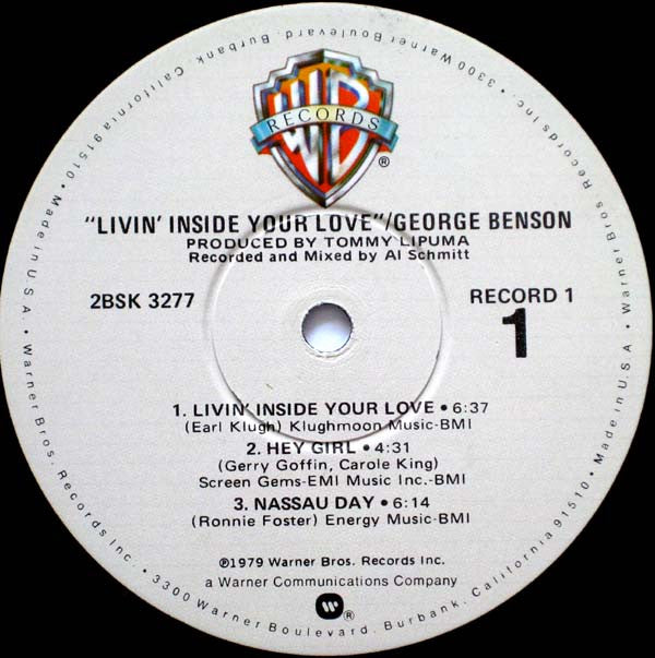George Benson - Livin' Inside Your Love (2xLP, Album, Los)