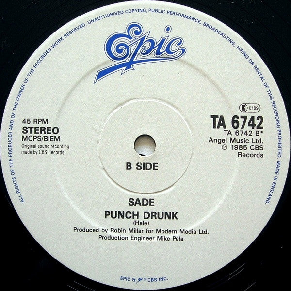 Sade - Is It A Crime? (12"", Single)