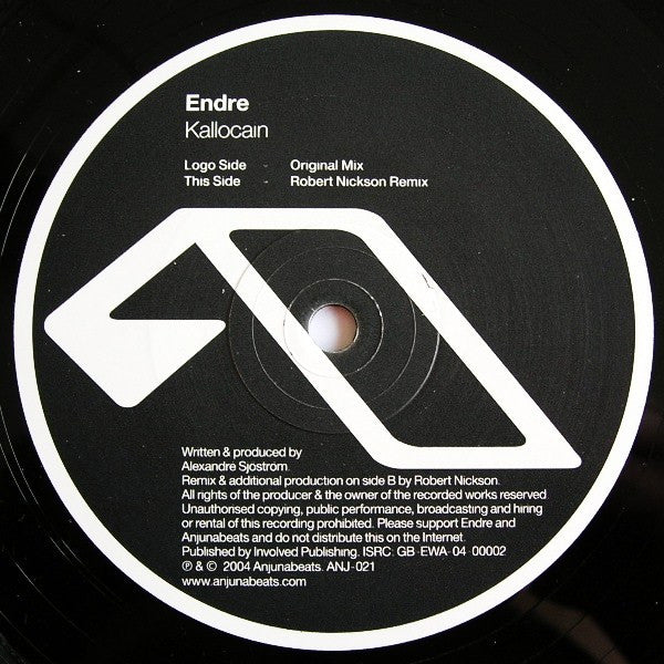 Endre - Kallocain (12"")