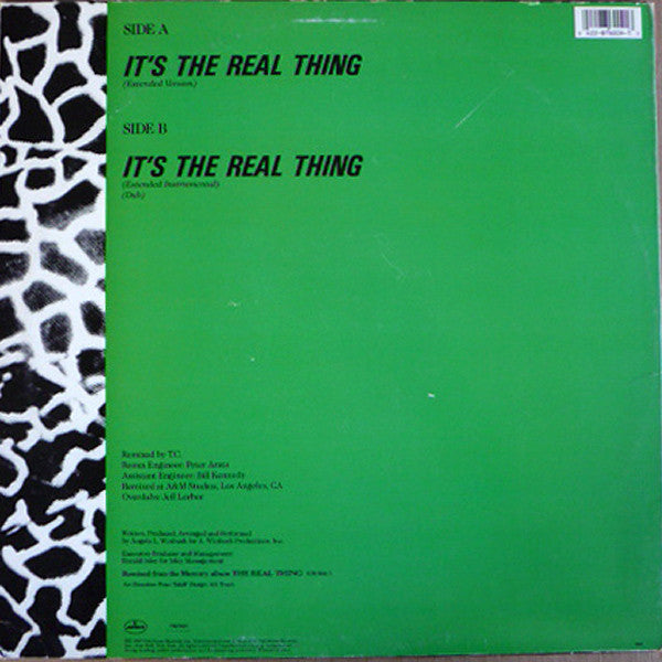 Àngela Winbush* - It's The Real Thing (12"", Single, Spe)