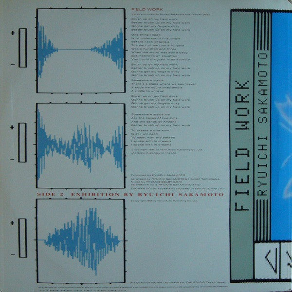 Ryuichi Sakamoto Featuring Thomas Dolby - Field Work (12"")