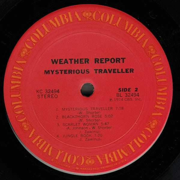 Weather Report - Mysterious Traveller (LP, Album, San)