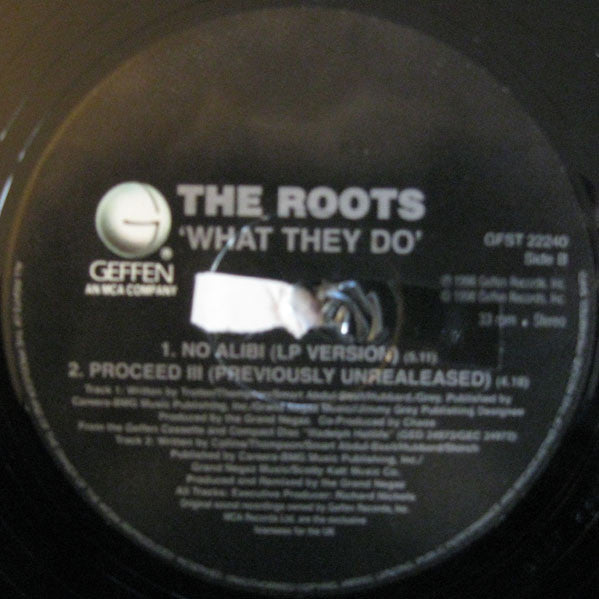 The Roots - What They Do (12"")