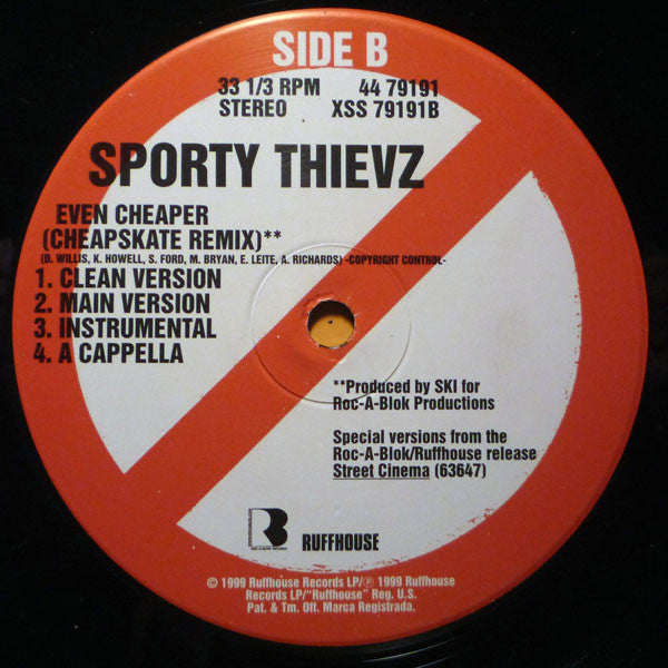 Sporty Thievz - No Pigeons (12"")