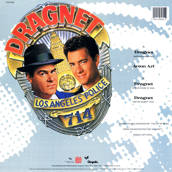 The Art Of Noise - Dragnet (12"")