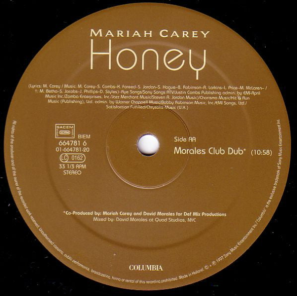 Mariah Carey - Honey (2xLP)