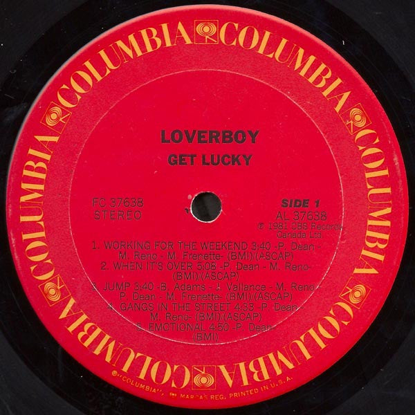 Loverboy - Get Lucky (LP, Album)