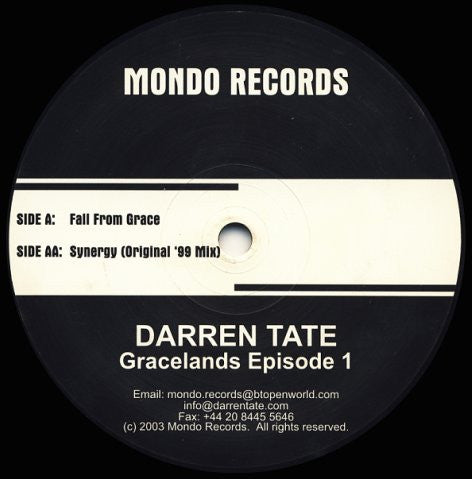 Darren Tate - Gracelands Episode 1 (12"")