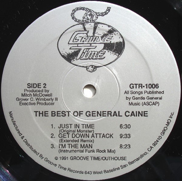 General Caine - The Best Of General Caine (Pure Funk) (LP, Comp)