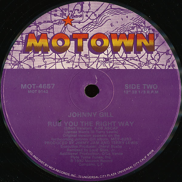 Johnny Gill - Rub You The Right Way (12"", Single)