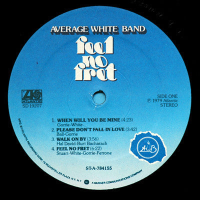 Average White Band - Feel No Fret (LP, Album, MO )