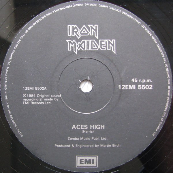 Iron Maiden - Aces High (12"", Single)